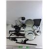 Image 1 : Hamilton Beach Blender, Hair Straighteners, Pot Lids, Tea Cup Tray, Misc, As Is