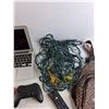 Image 3 : 12" Apple MacBook Air, Christmas Tree Lights, Sanyo Remote, Joystick - As Is, Crossbody Bag, Misc