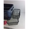 Image 3 : Metal Baskets, Infant Knitted Socks, Plastic Storage Tote 21" x 15" x 12" Ziploc Container, No Ship