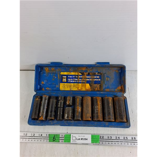 Power Fist 10 Impact Socket Set