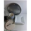 Image 5 : Small Cooking Pot with Lid, Ceramic Dining Plates & Bowls, Plastic Pitcher, WiFi Router- As Is, Misc