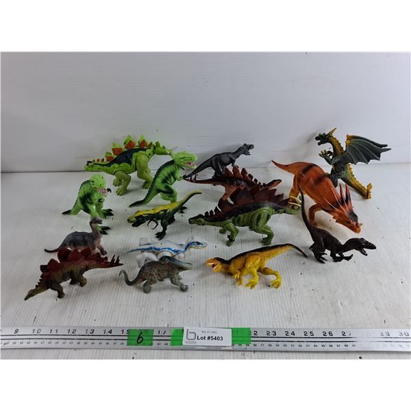 Various Dinosaur Figures