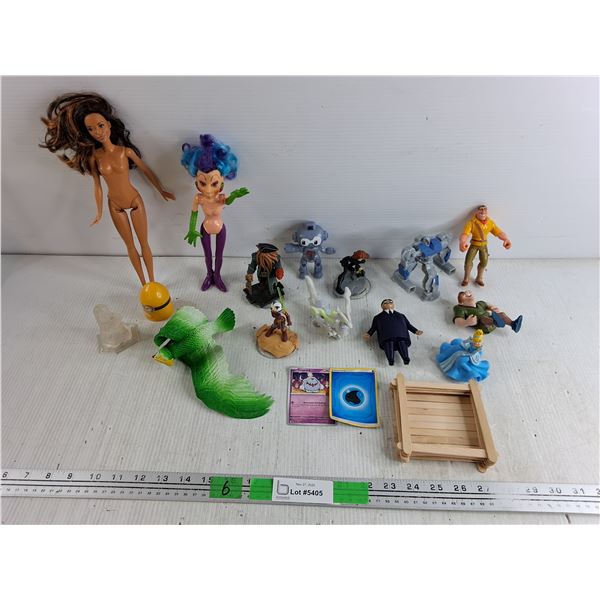 Various Figures, Dolls, Pokemon Cards