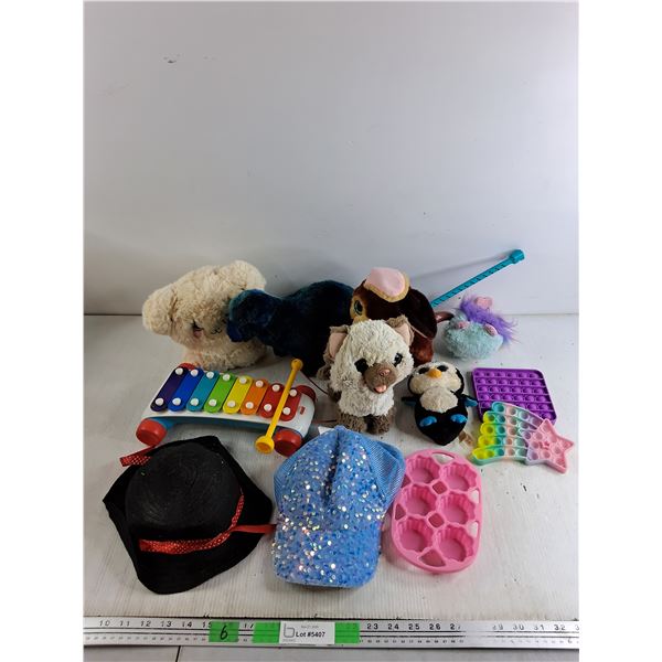 Fisher Price Musical Toy, Pop It, Hats, Plush Toys, Misc