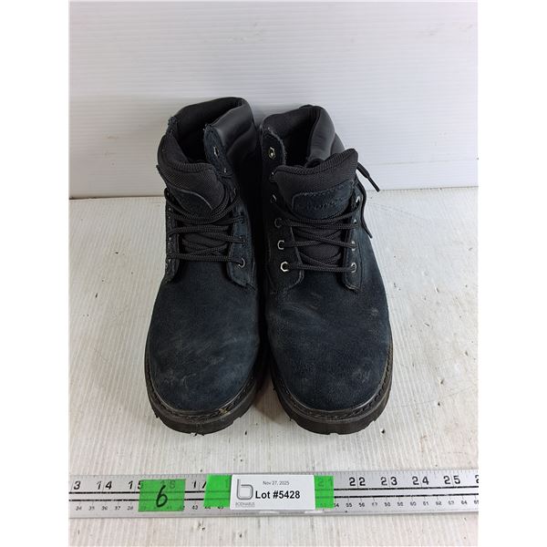 Suede Leather Winter Boots - Size 12