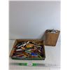 Image 1 : Scissors, Crayons, Paint Brush, Pencils, Pens, Clipboard
