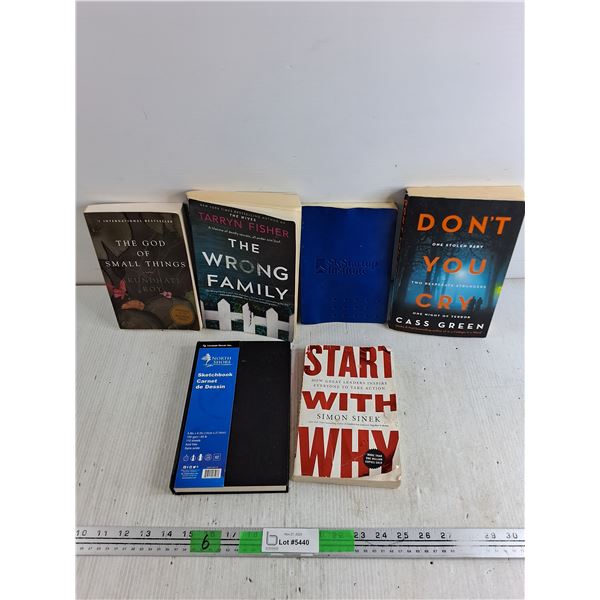(6) Books - Simon Sinek, Cass Green, Tarryn Fisher