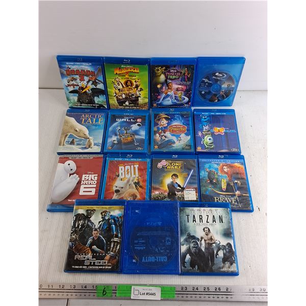 Blu Ray Movies - Tarzan, Pinocchio, Wall E