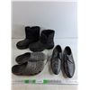 Image 1 : 3M Winter Boots - Size 10, Rubber Slippers, Faux Leather Mens Shoes - Size 11
