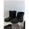 Image 2 : 3M Winter Boots - Size 10, Rubber Slippers, Faux Leather Mens Shoes - Size 11