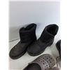 Image 5 : 3M Winter Boots - Size 10, Rubber Slippers, Faux Leather Mens Shoes - Size 11