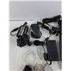 Image 2 : Blackweb Cordless Mouse, TV Remote, Power Blocks, 12V USB Adapter, Various Charging Cables, Remote