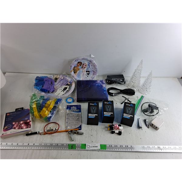 Breathing Trainers, 1.5v Alcaline Batteries, Party Plates & Napkins, Safety Glasses, Nail Clippers