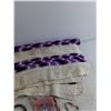 Image 3 : Beaded Bag & Bracelet, Knitted Child's Blanket 45" x 39"
