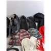 Image 4 : Beanies, Belts, Winter Mittens, Mens Shoes - Size 10