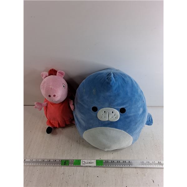 Plush Peppa Pig Backpack, Plush Seal