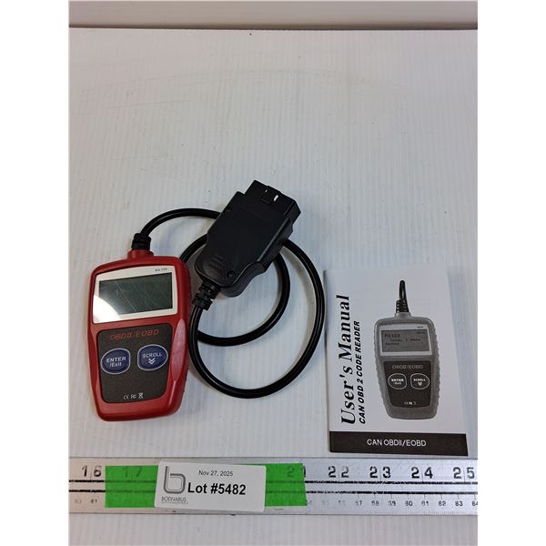 CAN OBD 2 Code Reader - Untested