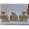 Image 5 : Plaster Cherubs (3),  Glass Containers, Plastic Plates (4) - As Is