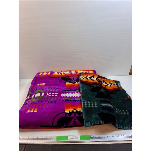 Twin Blanket Approx 90"x80", Pillow Case - As Is