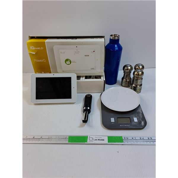 IQ Panel ( Untested) , Scale - Powers On , Pepper Shakers - As Is