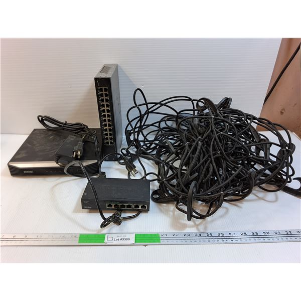 Electronic Equipment various, Bungee Cargo Net, Crate- Untested As Is