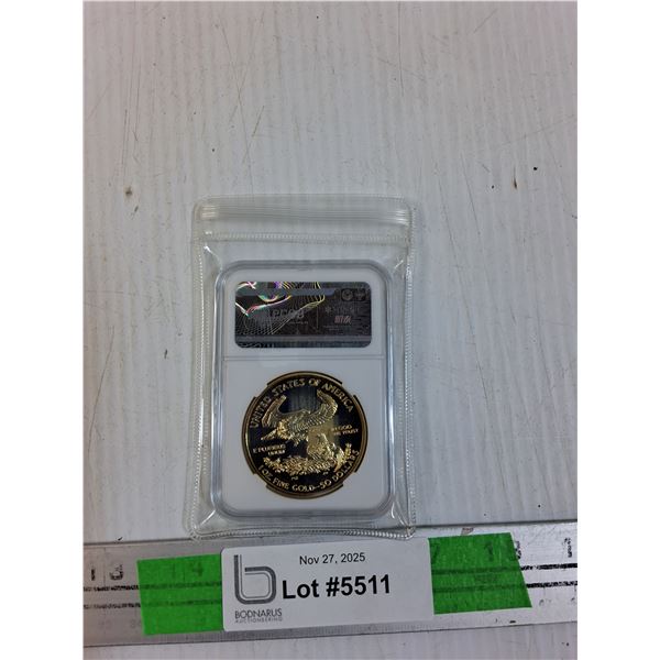 PCCB USD $50 Gold Coin- Cannot Guarantee Authenticity
