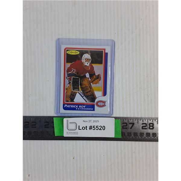 Hockey Trading Card- Patrick Roy- Cannot Guarantee Authenticity