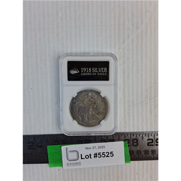 1918 Walking Liberty US Dollar- Cannot Guarantee Authenticity