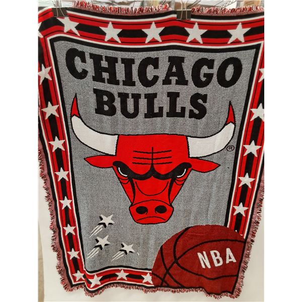 Chicago Bulls Throw Blanket 53"x41"