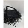 Image 2 : Faux Leather Fringe Purse-tear in lining