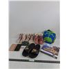 Image 2 : Kids Winter Boots- Sizes 7 & 10, Nike Flip Flops, Luch Kit,  1000 pcs Puzzle, Misc