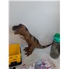 Image 6 : Plastic CAT Dump Truck, Rubber T-rex, Barbie Mirror & Accessories, OuiFit 2000ml Water Bottle