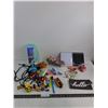 Image 2 : MiniVerse UV Fridge, Toy Picnic Table Set Up, 18 Colored Pencils, Book Marks, Misc