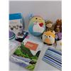Image 3 : Various Stuffies, Paint By Sticker, Mindfulness Color By Numbers, Felt Sewing Kit, Pencil Case