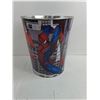 Image 2 : Spider-Man Metal Garbage Can - 10" High x 9" Diameter