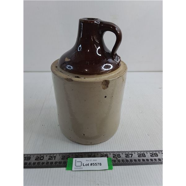 Stoneware Crock Jug - 9.5" High x 6" Diameter