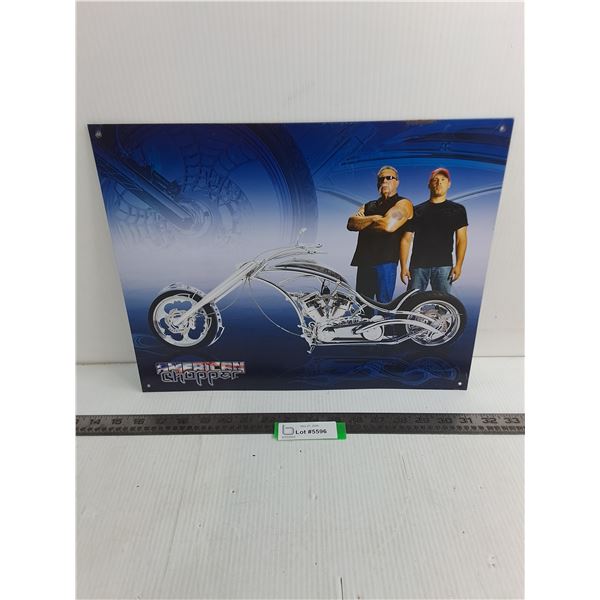 American Chopper Metal Wall Poster - 16" x 12.5"
