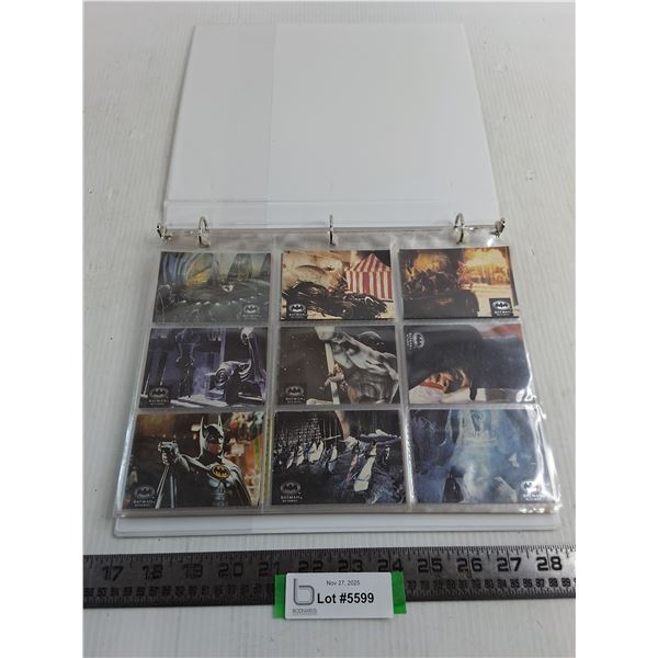 Binder of Batman & Star Trek Collector Cards