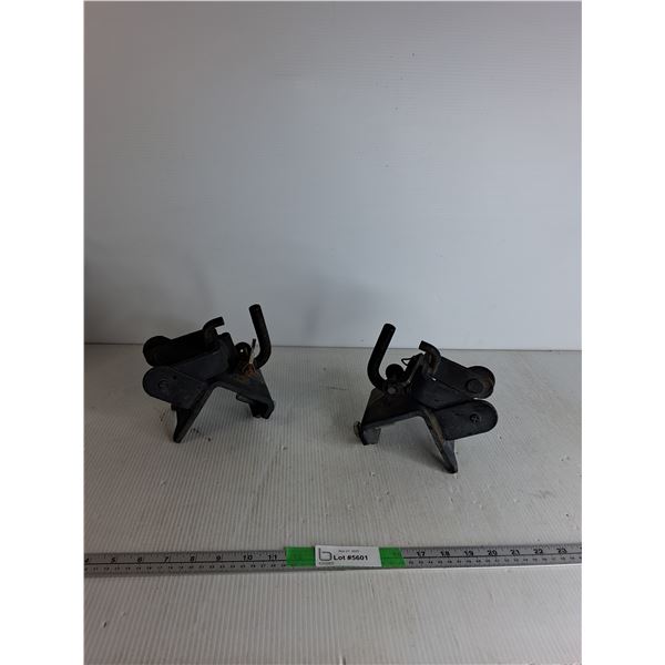 (2) Trailer Hitch Receivers With Some Rust