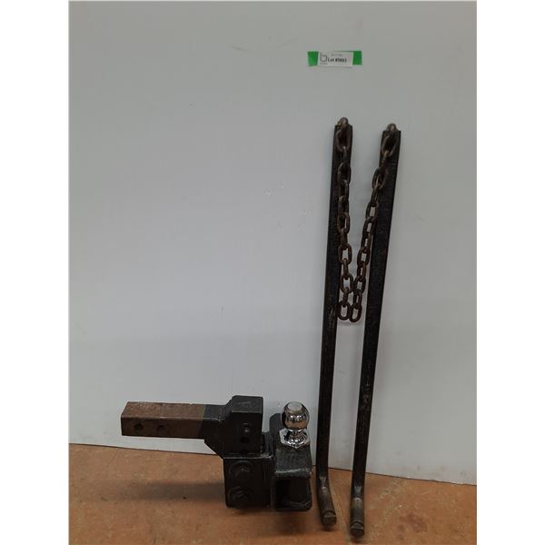 *Camper Hitch 2 5/16, Sway Bars 31"-Cannot Ship