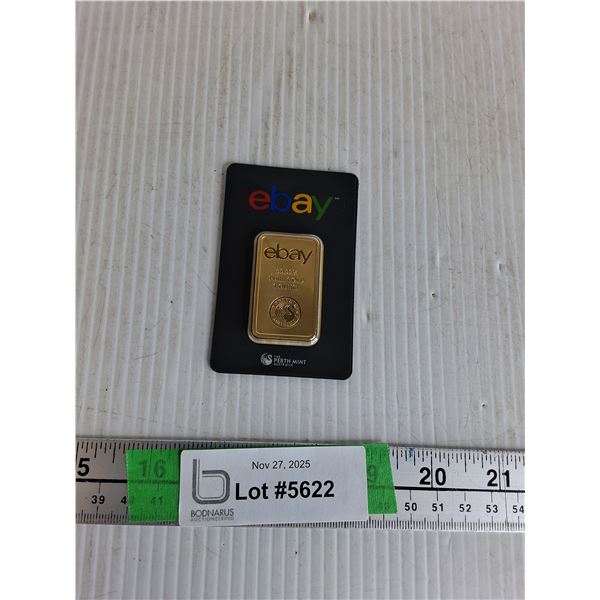 Pure Gold Ounce From Ebay- cannot authenticate