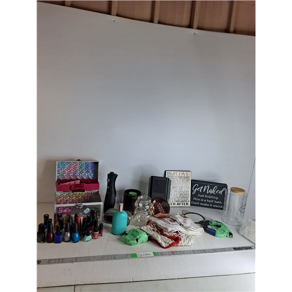 Nail Polish, Cosmetics Box, Home Decor Signs, Misc