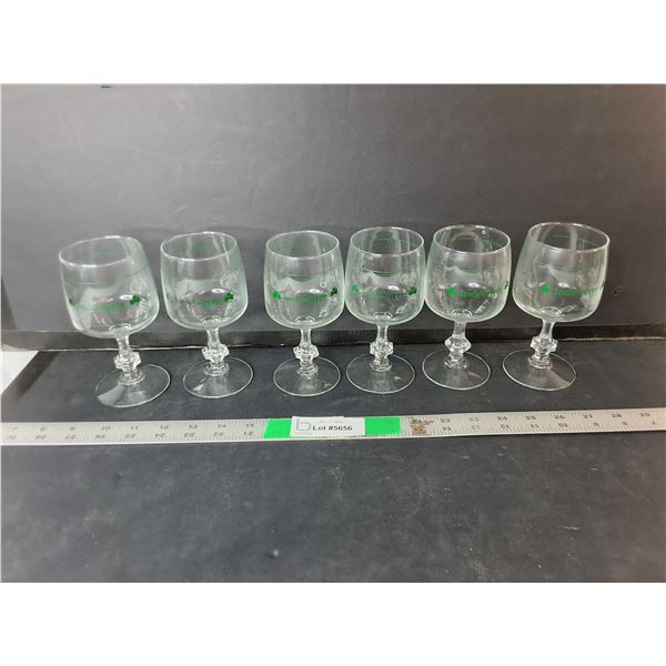(6) Irish Coffee Wine Glasses