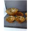 Image 3 : Amber Glass Dish Set Up to 10.25" Diameter