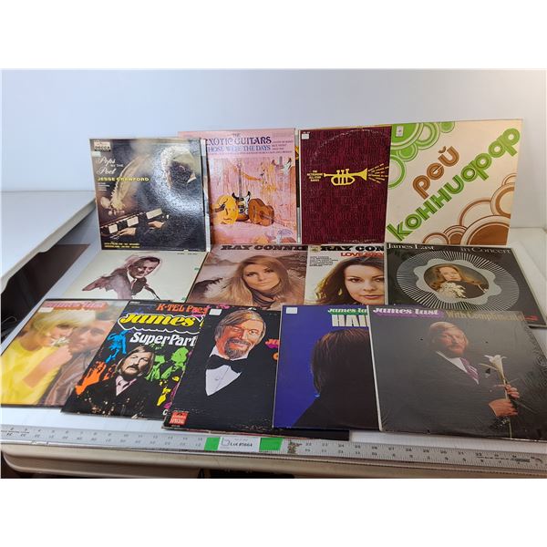 (13) Records- James Last, Ray Conniff, Jesse Crawford, Misc.