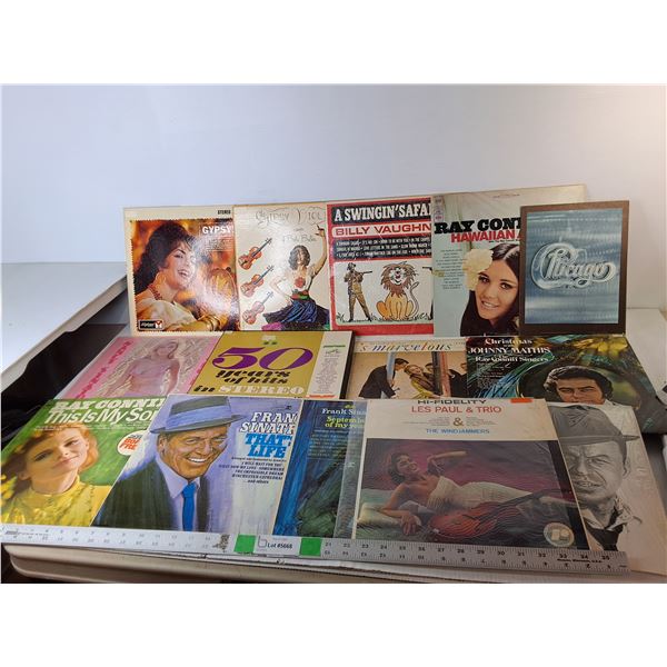 (13) Records/Sets- Frank Sinatra, Ray Conniff, Billy Vaugn, Misc.