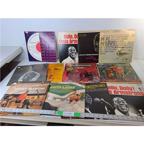 (12) Records- Louis Armstrong, Al Hirt, Paul Mauriat, Misc.