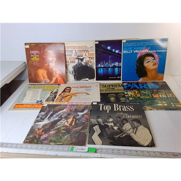 (10) Records- The Supremes, Billy Vaughn, Hugo Montenegro, Misc.