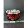 Image 1 : Glass Christmas Planter 9.25" Diameter