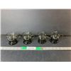 Image 1 : (4) Glass Mugs 3.25"